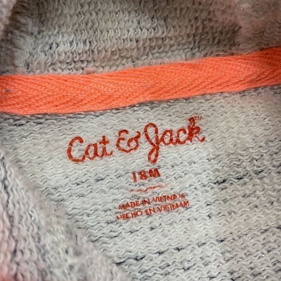 Cat & Jack Hoodie Sweatshirt Size 18M - Picture 5 of 6